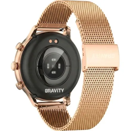 GRAVITY GT5-7 damski różowozłoty smartwatch NIEBIESKI PASEK GRATIS