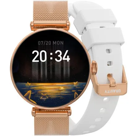 GRAVITY GT26-2 damski różowozłoty smartwatch z funkcją rozmowy
