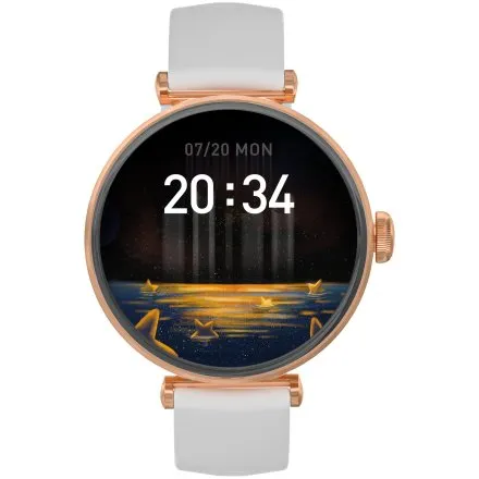 GRAVITY GT26-2 damski różowozłoty smartwatch z funkcją rozmowy