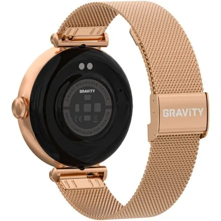 GRAVITY GT26-3 damski różowozłoty smartwatch z funkcją rozmowy