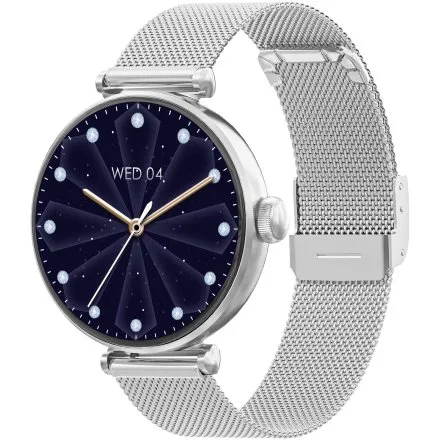 GRAVITY GT26-8 damski srebrny smartwatch z funkcją rozmowy