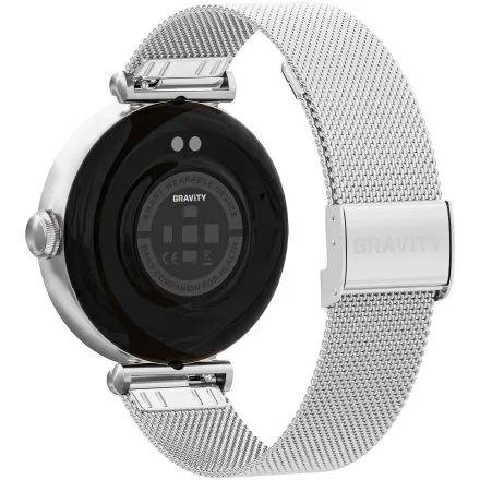 GRAVITY GT26-8 damski srebrny smartwatch z funkcją rozmowy
