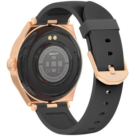 GRAVITY GT25-3 damski różowozłoty smartwatch z pomiarem ciśnienia
