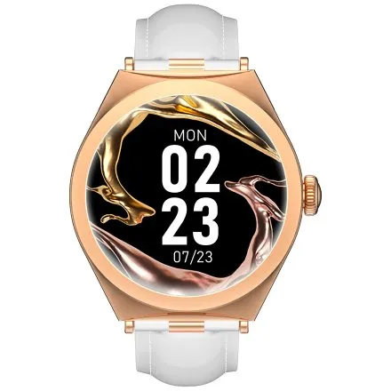 GRAVITY GT25-5 damski różowozłoty smartwatch z pomiarem ciśnienia