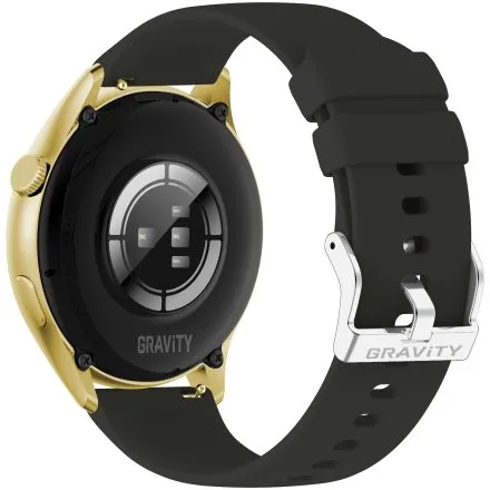 GRAVITY GT11-1 damski złoty smartwatch CZARNY PASEK GRATIS