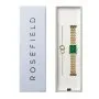 Rosefield Octagon XS SET zegarek damski złoty z zieloną tarczą OEGED-X288