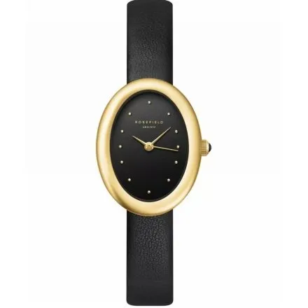 Rosefield Oval zegarek damski złoty z paskiem OVBGLG-OV18