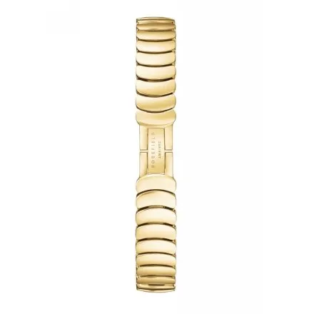 Rosefield Oval zegarek damski złoty z białą tarczą OVWGSG-OV19