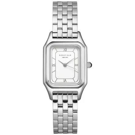 Rosefield Ivy zegarek damski srebrny z białą tarczą OCWSSS-OC02