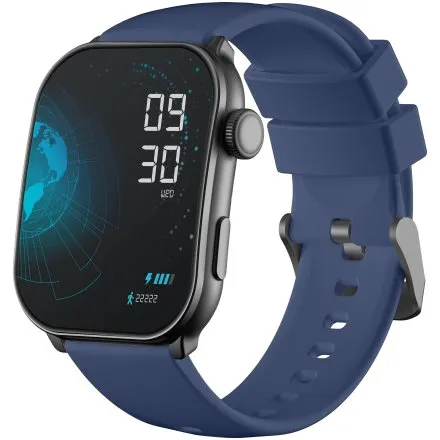 GRAVITY GT28-3 prostokątny czarny smartwatch do rozmów