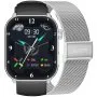GRAVITY GT28-10 prostokątny srebrny smartwatch do rozmów