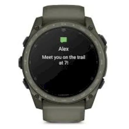 Smartwatch Garmin Tactix 8 AMOLED Cerakote wojskowy Zielony 010-04553-11