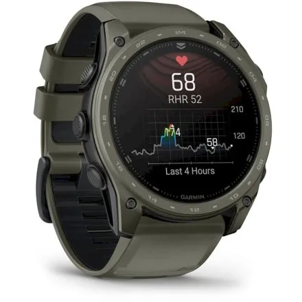 Smartwatch Garmin Tactix 8 AMOLED Cerakote wojskowy Zielony 010-04553-11