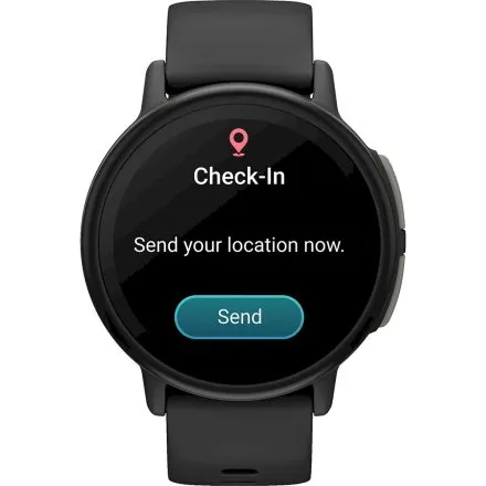 Garmin Bounce 2 Slate Grey czarny smartwatch dla dzieci GPS LTE AMOLED 010-03399-00