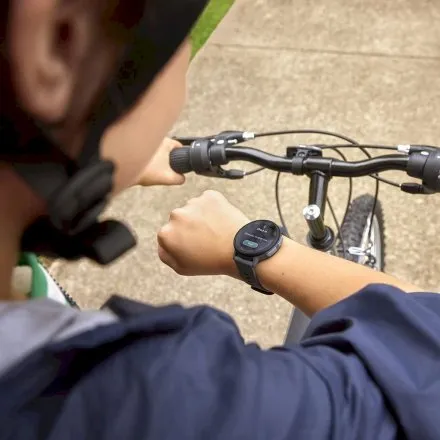 Garmin Bounce 2 Slate Grey czarny smartwatch dla dzieci GPS LTE AMOLED 010-03399-00