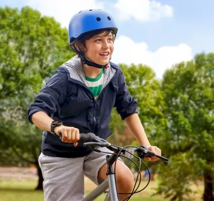 Garmin Bounce 2 Slate Grey czarny smartwatch dla dzieci GPS LTE AMOLED 010-03399-00