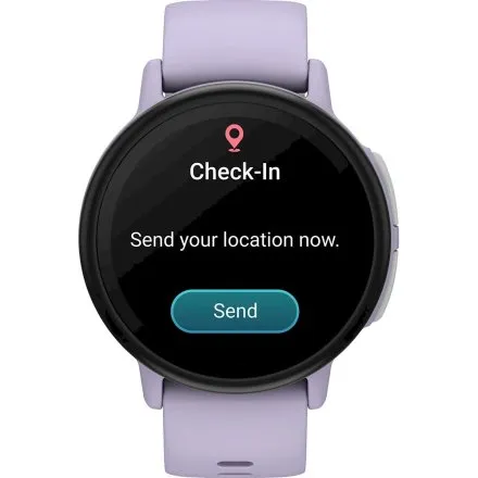 Garmin Bounce 2 Light purple fioletowy smartwatch dla dzieci GPS LTE AMOLED 010-03399-01