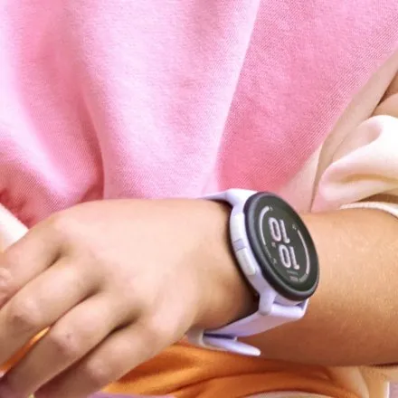 Garmin Bounce 2 Light purple fioletowy smartwatch dla dzieci GPS LTE AMOLED 010-03399-01