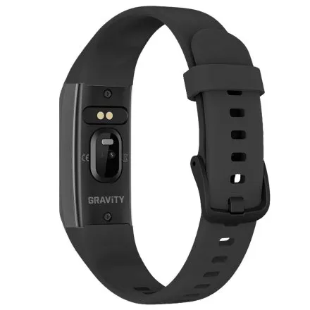 GRAVITY GT40-1 czarny smartwatch z ciśnieniomierzem smartband