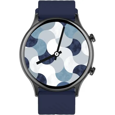 GRAVITY GT19-1 czarno-granatowy smartwatch do rozmów