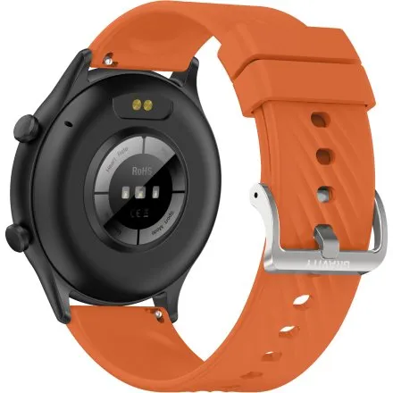 GRAVITY GT19-2 czarno-pomarańczowy smartwatch do rozmów