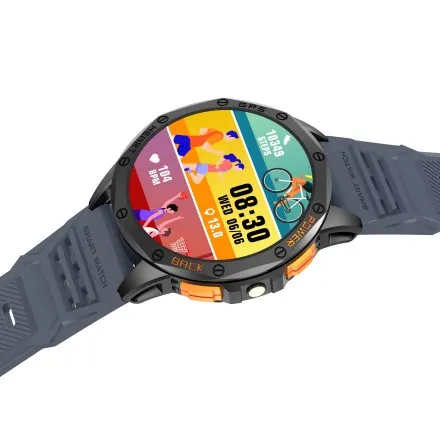 GRAVITY GT24-1 czarno-granatowy smartwatch do rozmów kompas