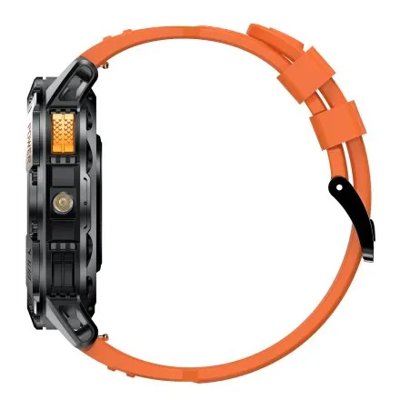 GRAVITY GT22-3 czarny smartwatch męski do rozmów z latarką