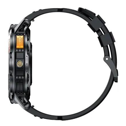 GRAVITY GT22-5 czarny smartwatch męski do rozmów z latarką