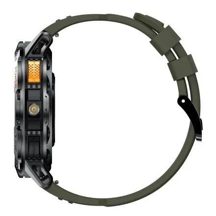 GRAVITY GT22-5 czarny smartwatch męski do rozmów z latarką