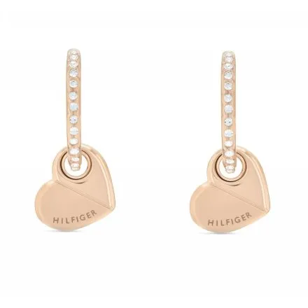 Tommy Hilfiger kolczyki damskie różowozłote 2780883