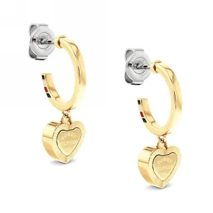 Tommy Hilfiger kolczyki damskie złote 2781014