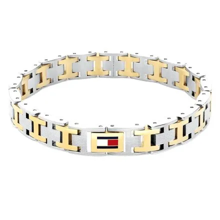 Tommy Hilfiger bransoletka męska srebrno-złota 2790683