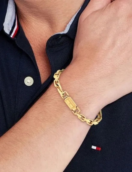 Tommy Hilfiger bransoletka męska złota 2790716