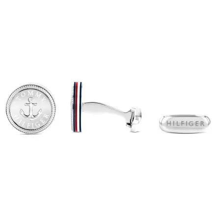 Tommy Hilfiger spinki do mankietów srebrne 2790701