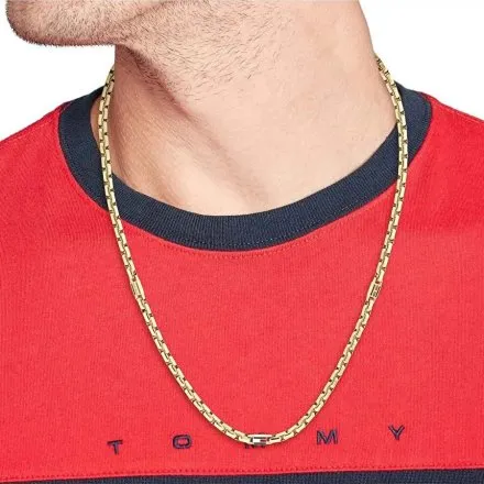 Tommy Hilfiger naszyjnik męski złoty 2790673