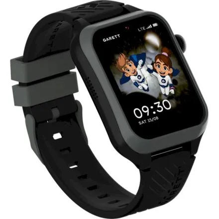 Smartwatch Garett Kids Essa 2 AI 4G czarny z aplikacjami edukacyjnymi