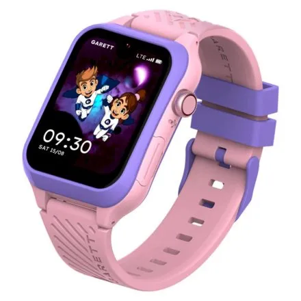 Smartwatch Garett Kids Essa 2 AI 4G różowy z aplikacjami edukacyjnymi