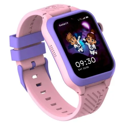 Smartwatch Garett Kids Essa 2 AI 4G różowy z aplikacjami edukacyjnymi