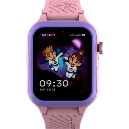 Smartwatch Garett Kids Essa 2 AI 4G różowy z aplikacjami edukacyjnymi