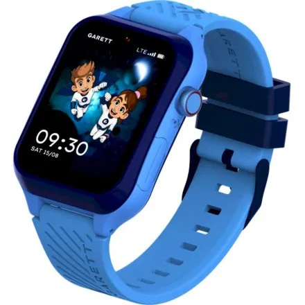 Smartwatch Garett Kids Essa 2 AI 4G niebieski z aplikacjami edukacyjnymi