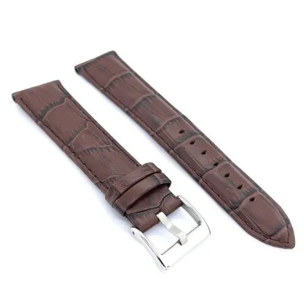 Pasek DILOY Superior 368.24.02 Skórzany Brązowy 24 mm - GRATIS dwa teleskopy i narzędzie