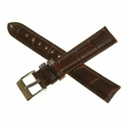 Pasek DILOY Superior 368.24.02 Skórzany Brązowy 24 mm - GRATIS dwa teleskopy i narzędzie