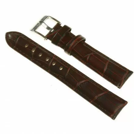 Pasek DILOY Superior 368.26.02 Skórzany Brązowy 26 mm - GRATIS dwa teleskopy i narzędzie