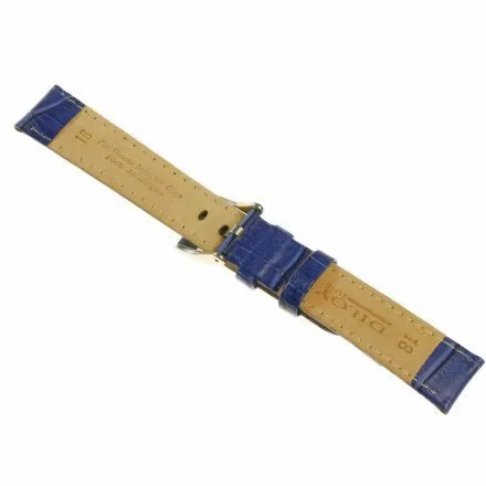 Pasek DILOY Superior 368.26.05 Skórzany Granatowy 26 mm - GRATIS dwa teleskopy i narzędzie