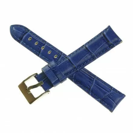 Pasek DILOY Superior 368.24.05 Skórzany Granatowy 24 mm - GRATIS dwa teleskopy i narzędzie