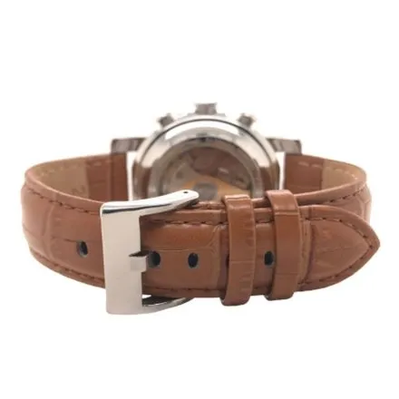 Pasek DILOY Superior 368.24.03 Skórzany Brązowy 24 mm - GRATIS dwa teleskopy i narzędzie