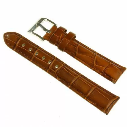 Pasek DILOY Superior 368.24.03 Skórzany Brązowy 24 mm - GRATIS dwa teleskopy i narzędzie