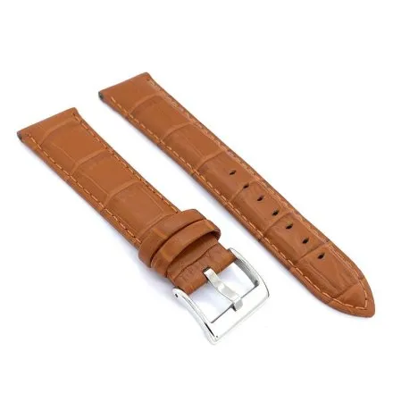 Pasek DILOY Superior 368.26.03 Skórzany Brązowy 26 mm - GRATIS dwa teleskopy i narzędzie