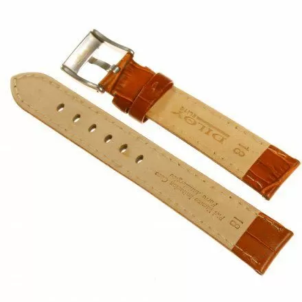 Pasek DILOY Superior 368.26.03 Skórzany Brązowy 26 mm - GRATIS dwa teleskopy i narzędzie