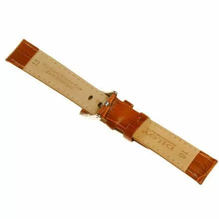 Pasek DILOY Superior 368.26.03 Skórzany Brązowy 26 mm - GRATIS dwa teleskopy i narzędzie